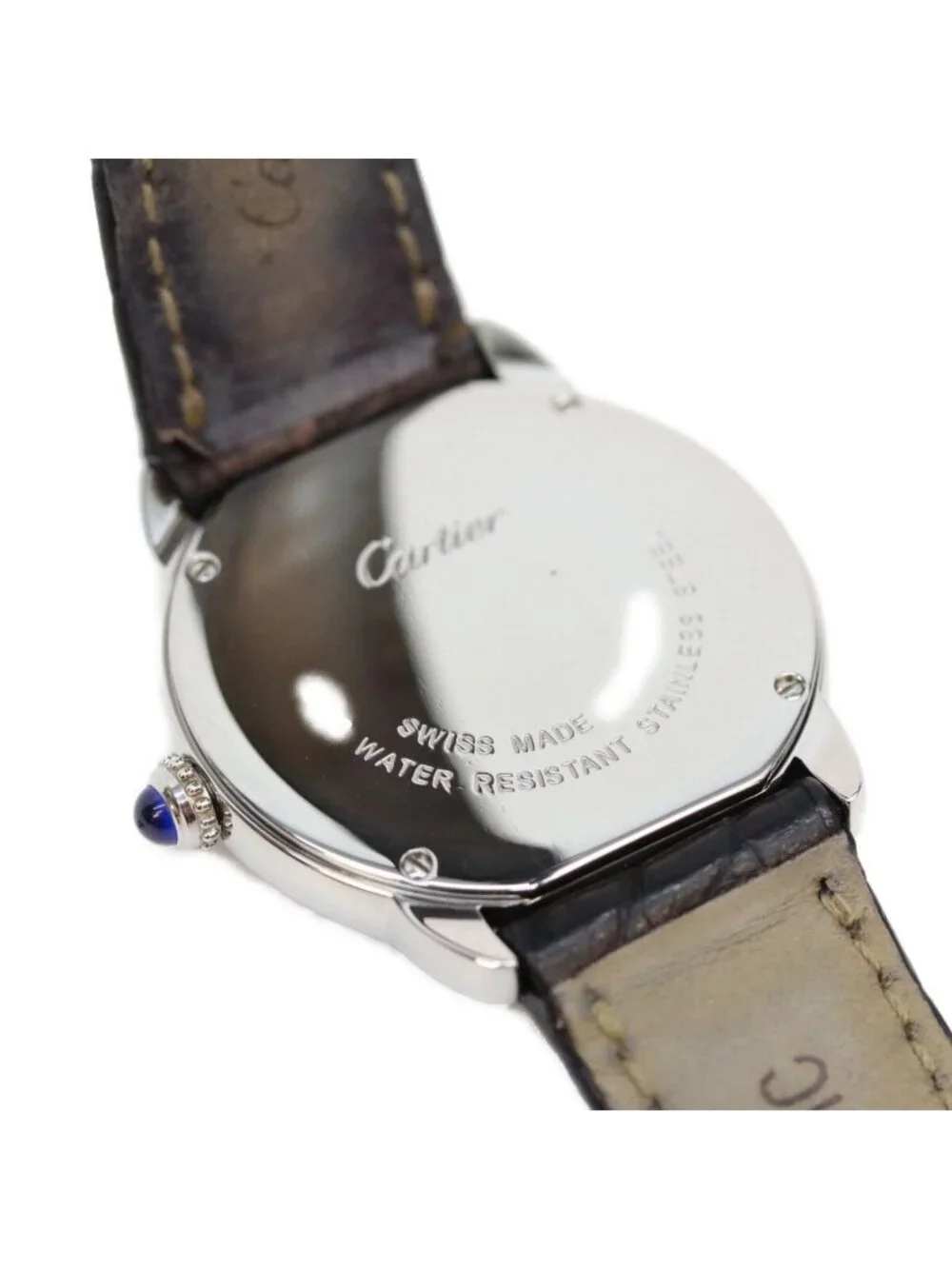 Cartier SS Ronde Solo SM Silver Roman Dial Watch